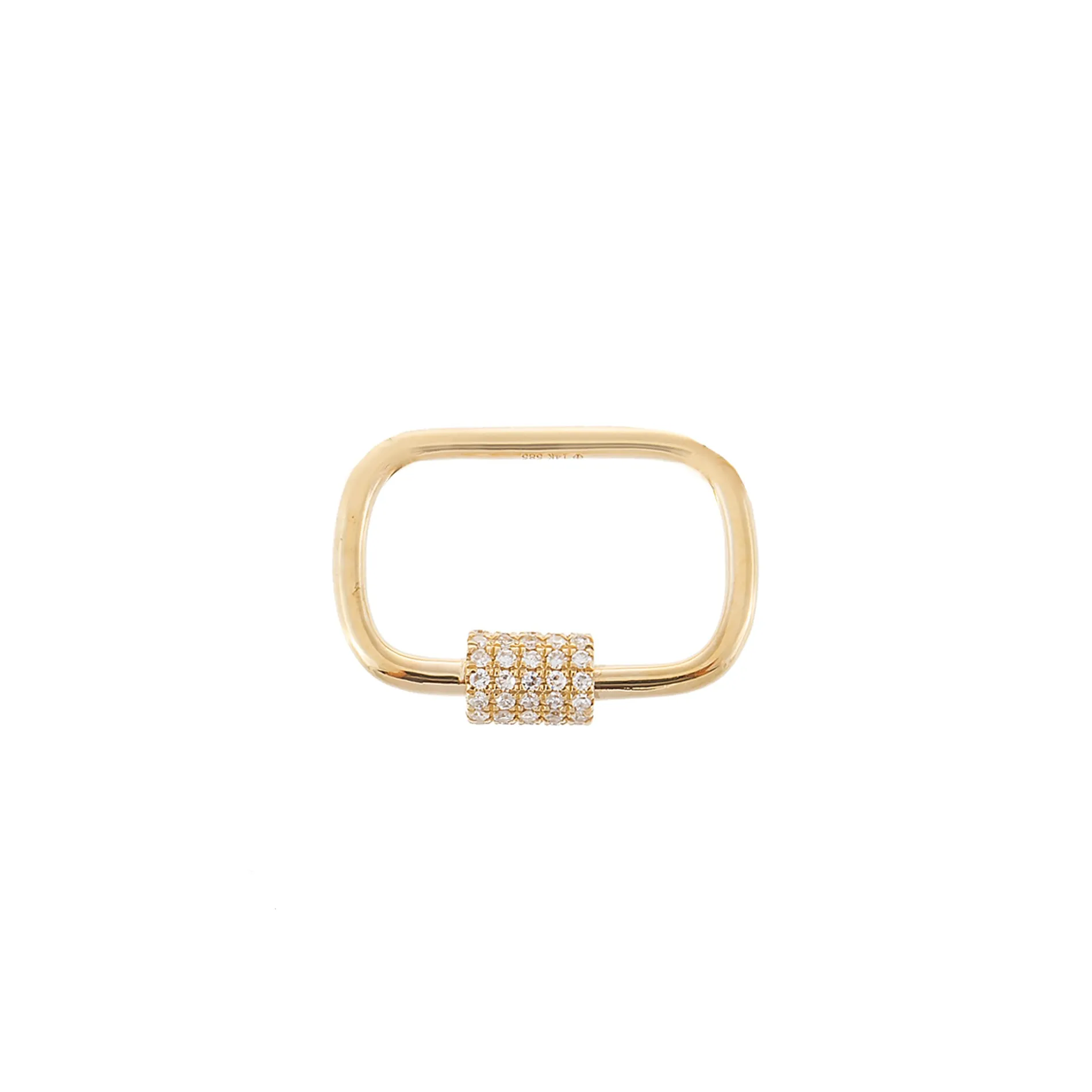 Diamond Toggle Charm 14K