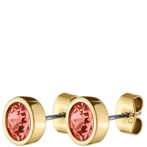 Dyrberg Kern Noble Gold Earrings - Coral