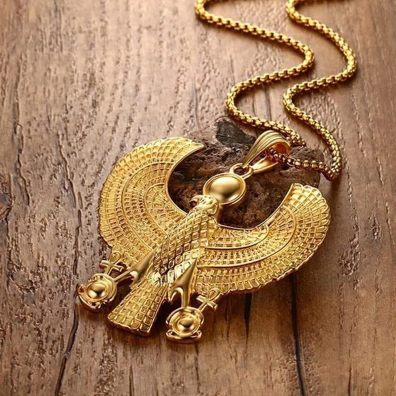 Egyptian Falcon of Horus Amulet