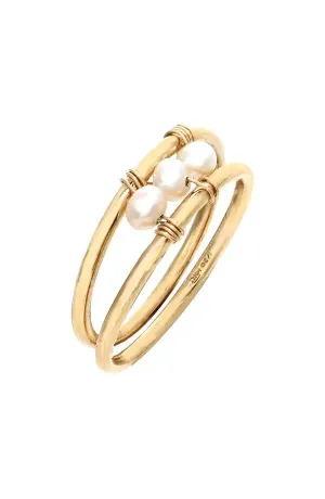 Elana Genuine Freshwater Pearl Ring