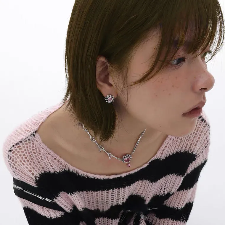 Electric Cherry series necklace