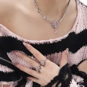 Electric Cherry series necklace