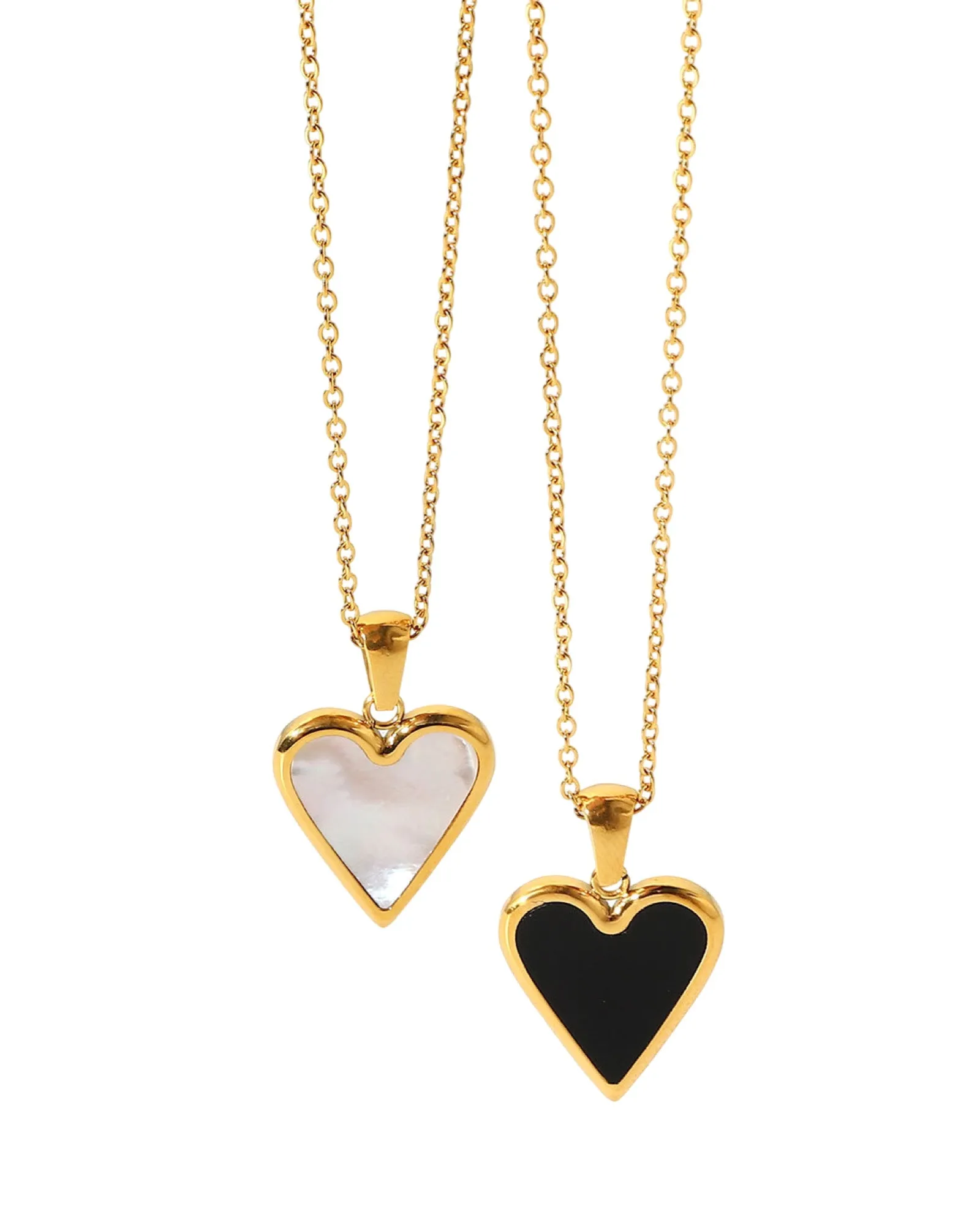 Enamel Heart Pendant