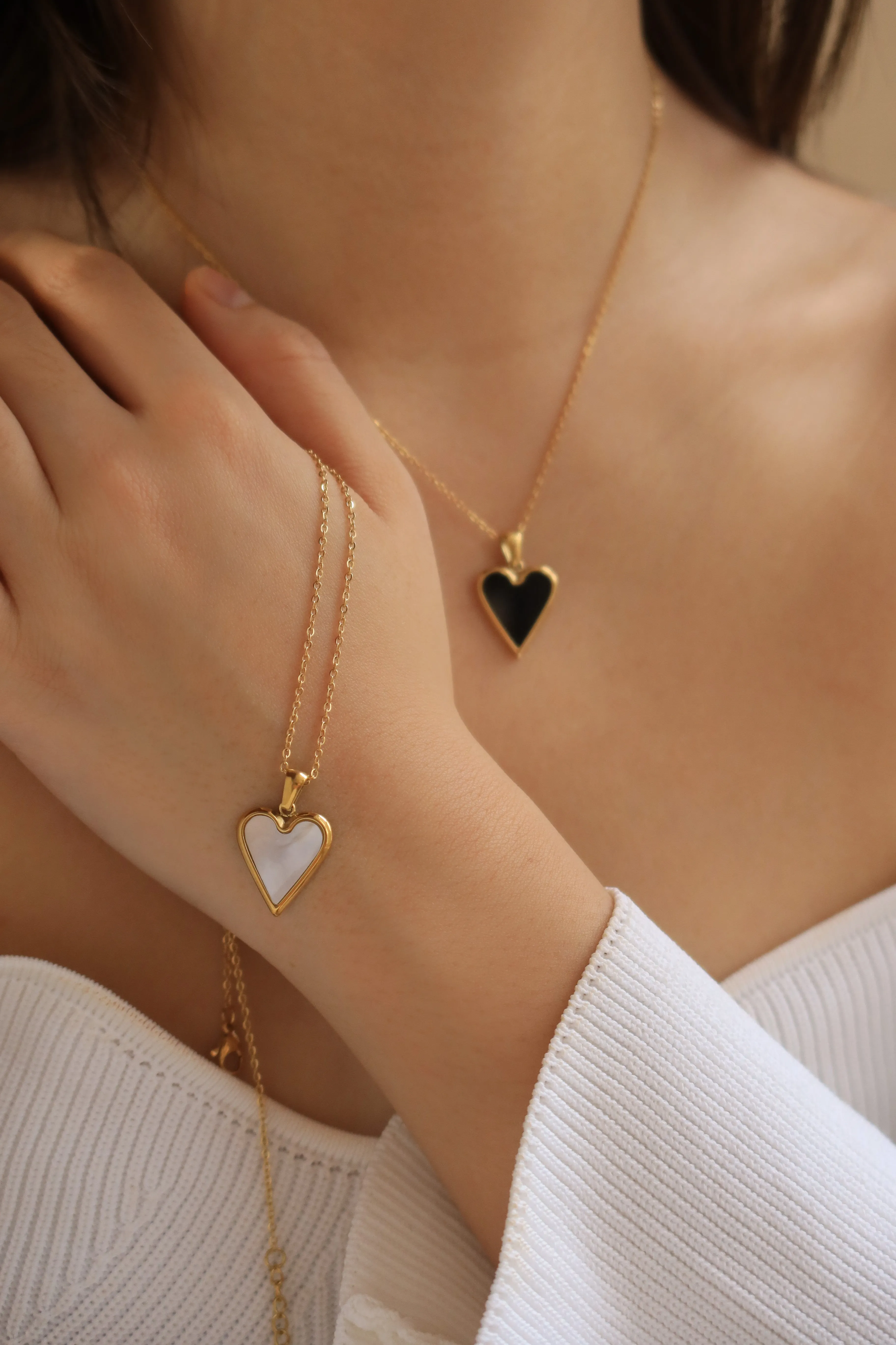 Enamel Heart Pendant