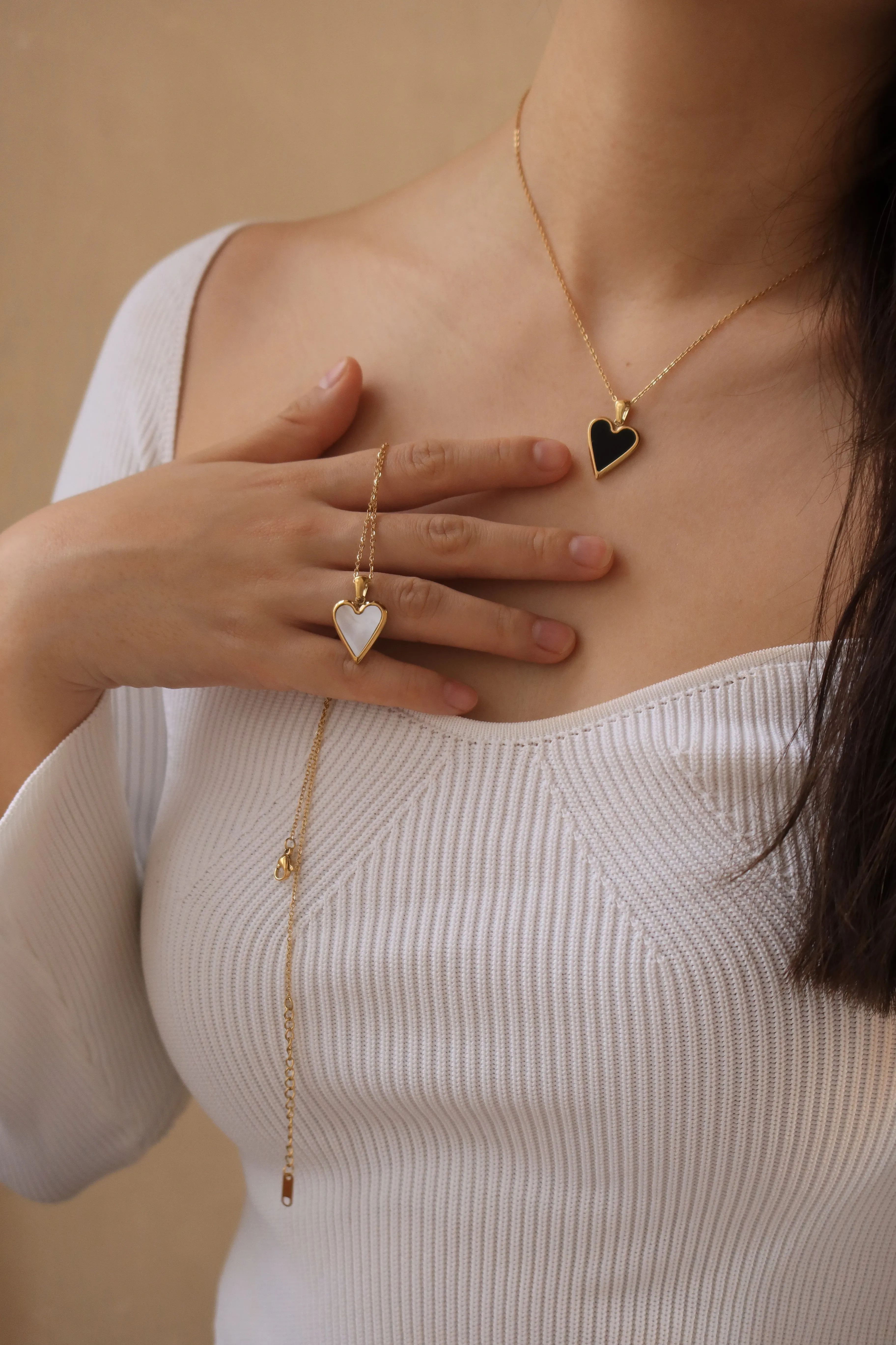 Enamel Heart Pendant