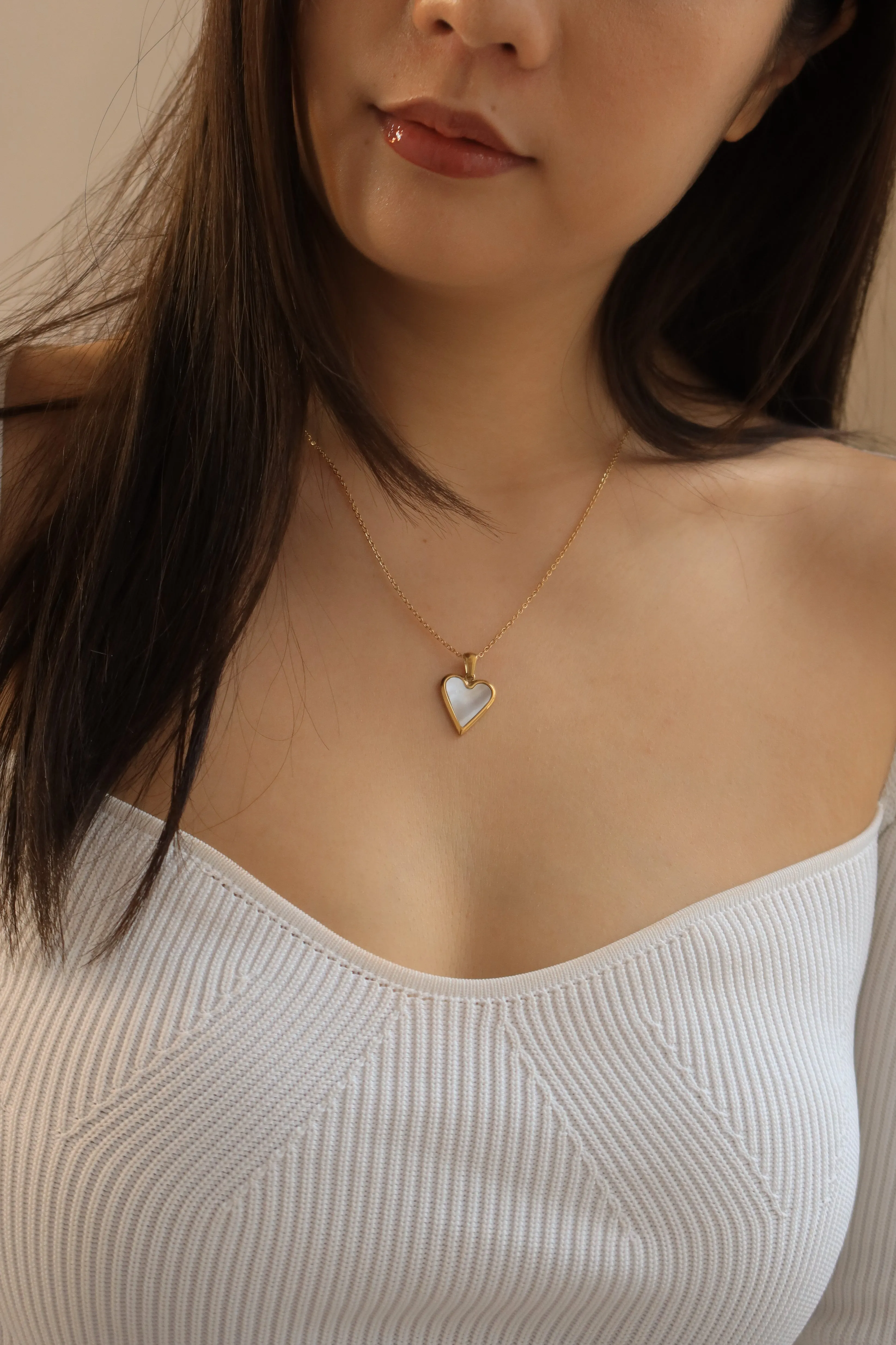 Enamel Heart Pendant