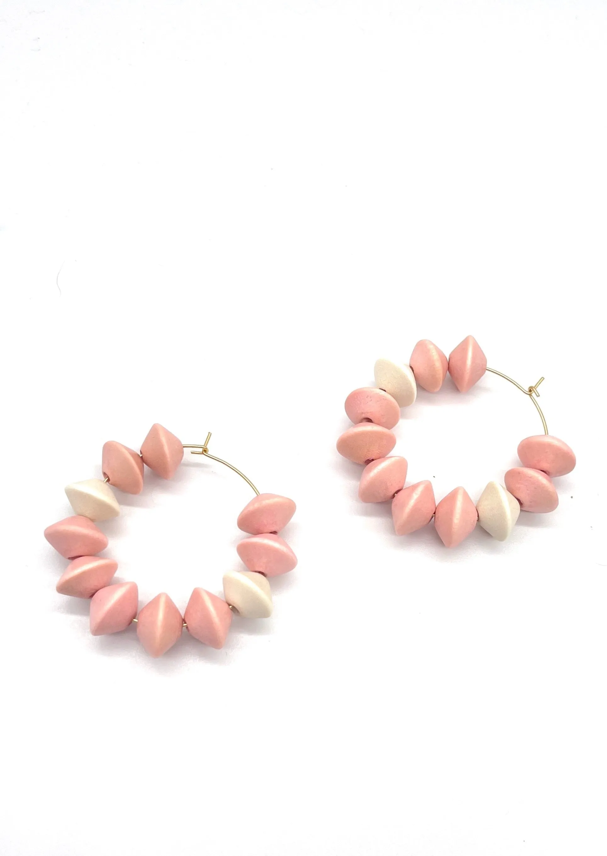 Evelyn's Pink and White Hoops