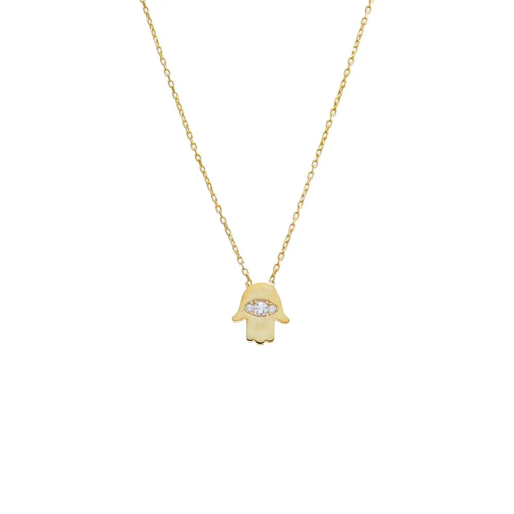 Evil Eye X Hamsa Necklace