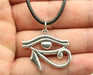 Eye Of Ra Necklace&Eye of Horus Necklace - Silver Plated
