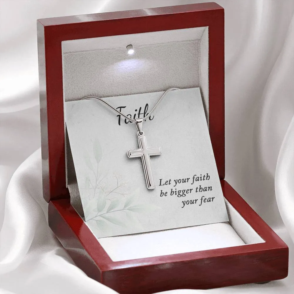 Faith Necklace, Let Your Faith Be Bigger Than Your Fear Necklace (DO NOT USE)