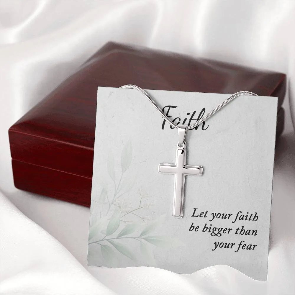 Faith Necklace, Let Your Faith Be Bigger Than Your Fear Necklace (DO NOT USE)