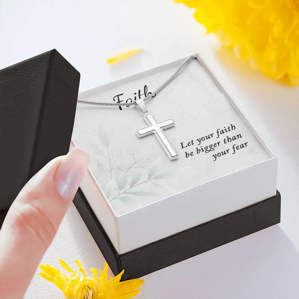Faith Necklace, Let Your Faith Be Bigger Than Your Fear Necklace (DO NOT USE)