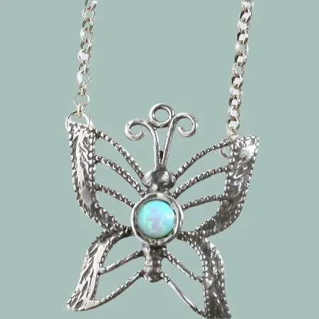 Favorite Butterfly Silver necklace for woman