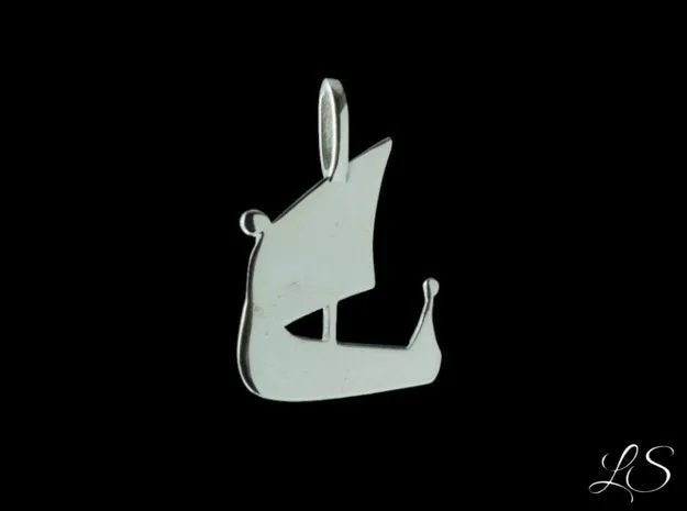 Feminine Viking silver necklace