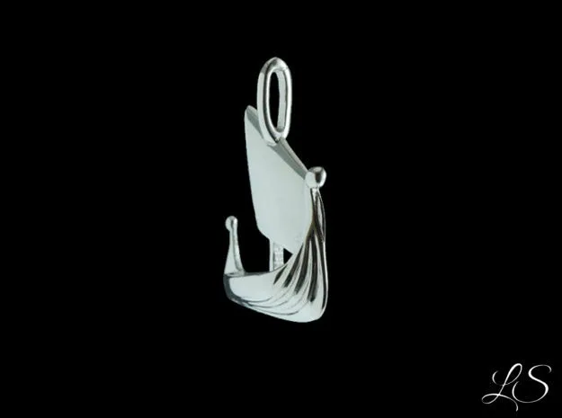 Feminine Viking silver necklace
