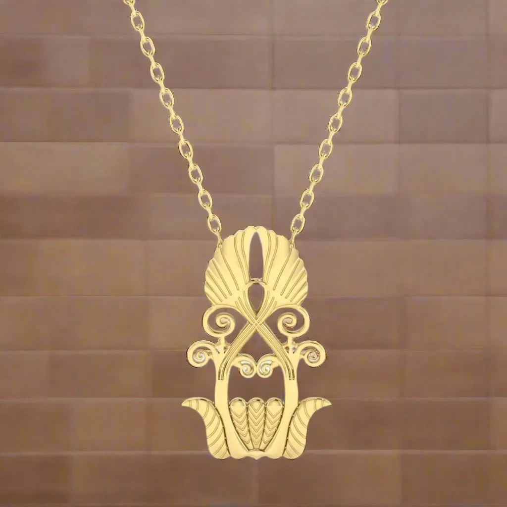 Floral Akroterion from the Parthenon in Athens Pendant