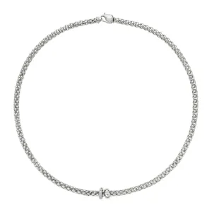 Fope Solo 18k White Gold Flex'it Necklace