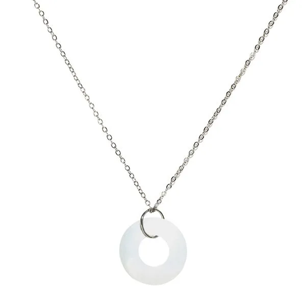 Glass Hoop Necklace