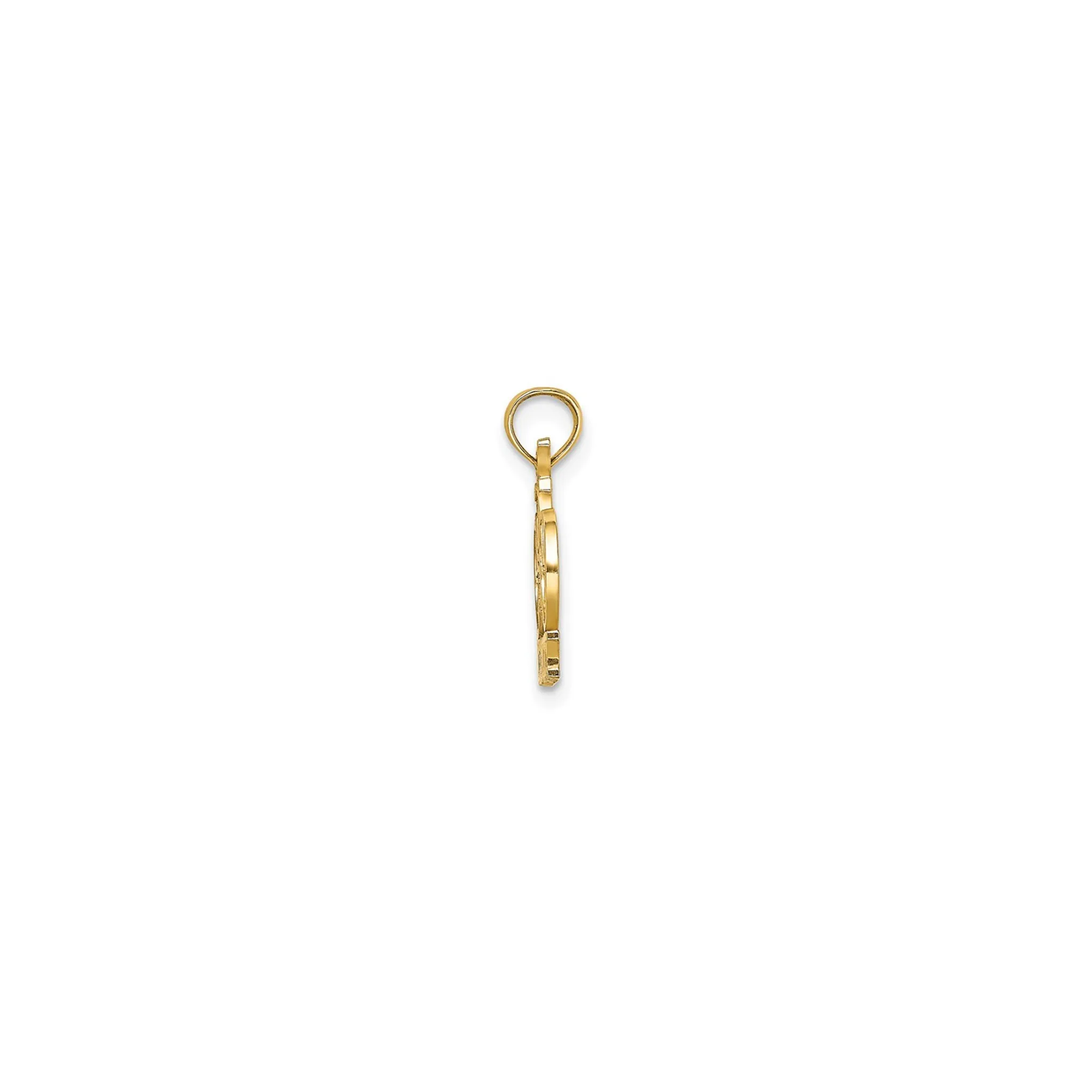 Glossy "Ocean City" Bicycle Charm (14K)