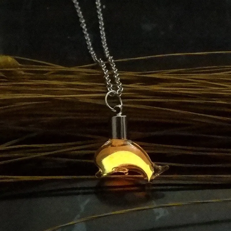 Glow In The Dark Dolphin Necklace