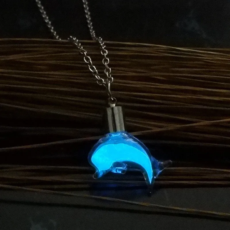 Glow In The Dark Dolphin Necklace