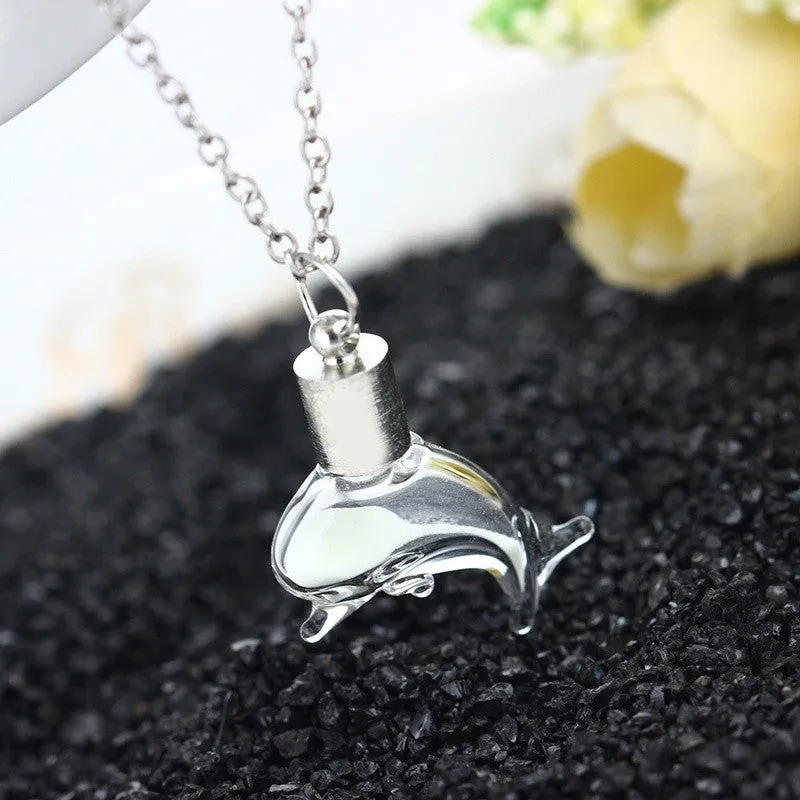 Glow In The Dark Dolphin Necklace