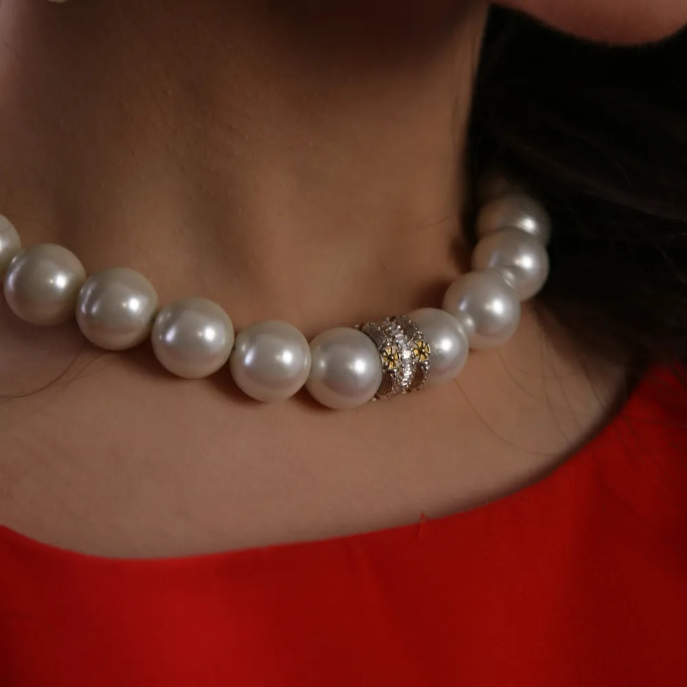 Gohar massive pearls necklace