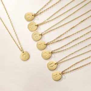 Gold Initial Charmy Necklace