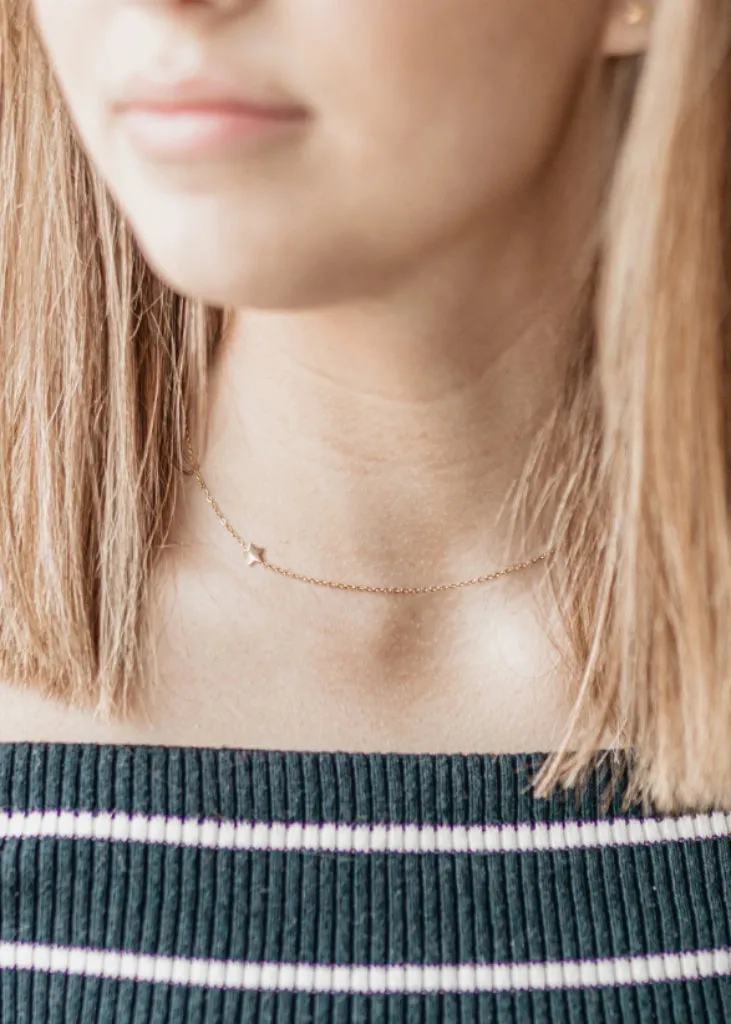 Gold Star Necklace