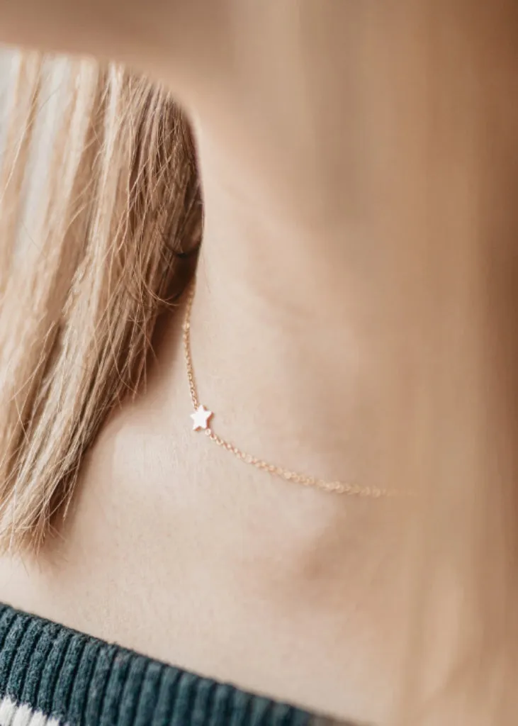 Gold Star Necklace