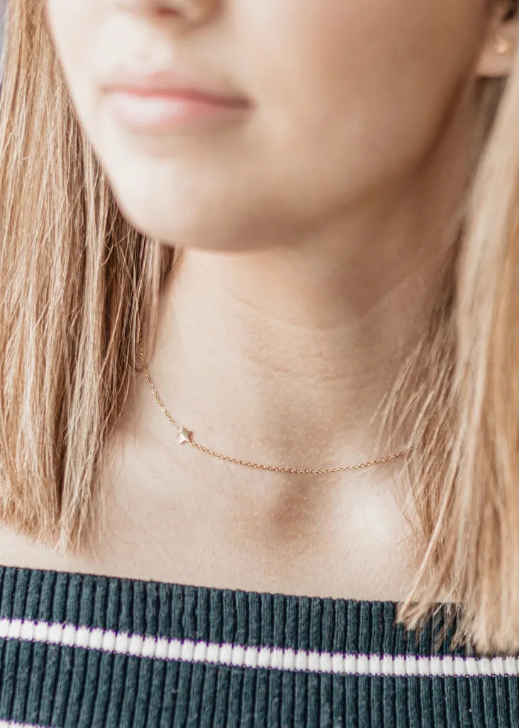 Gold Star Necklace