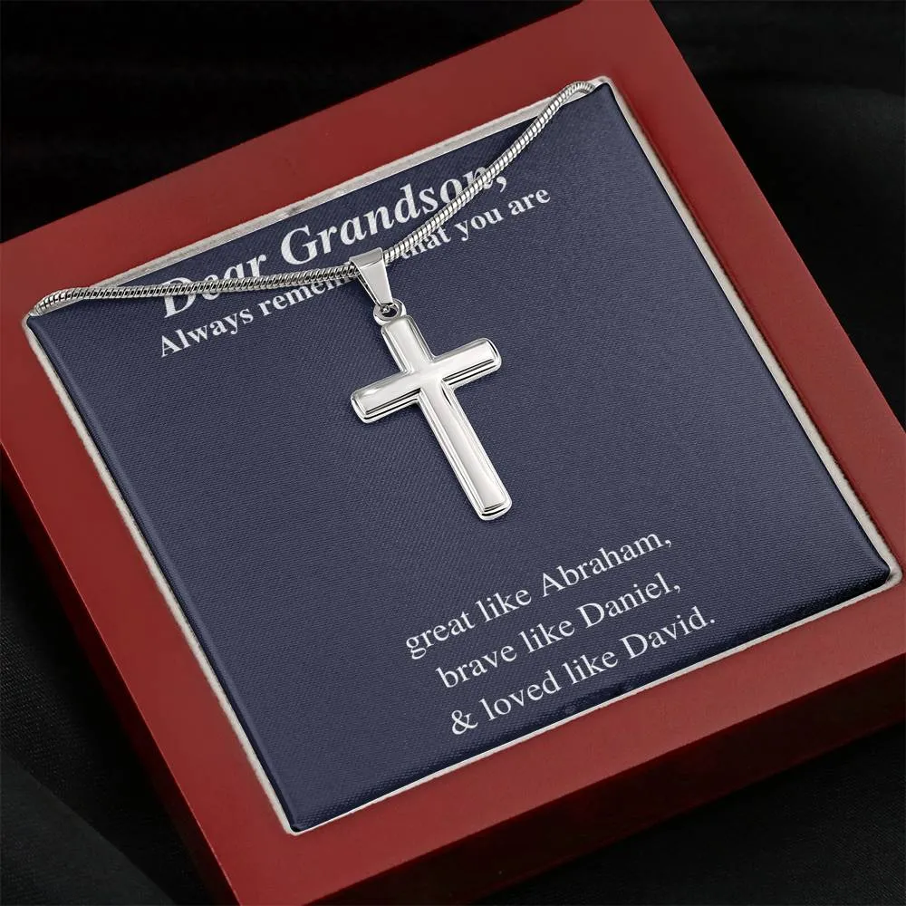 Grandson Bible Heroes - Necklace