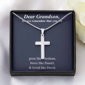Grandson Bible Heroes - Necklace