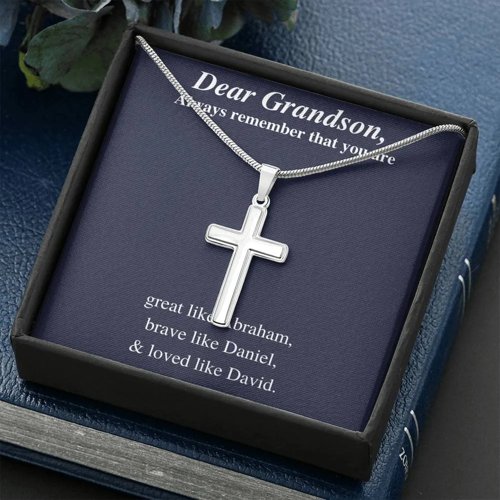 Grandson Bible Heroes - Necklace