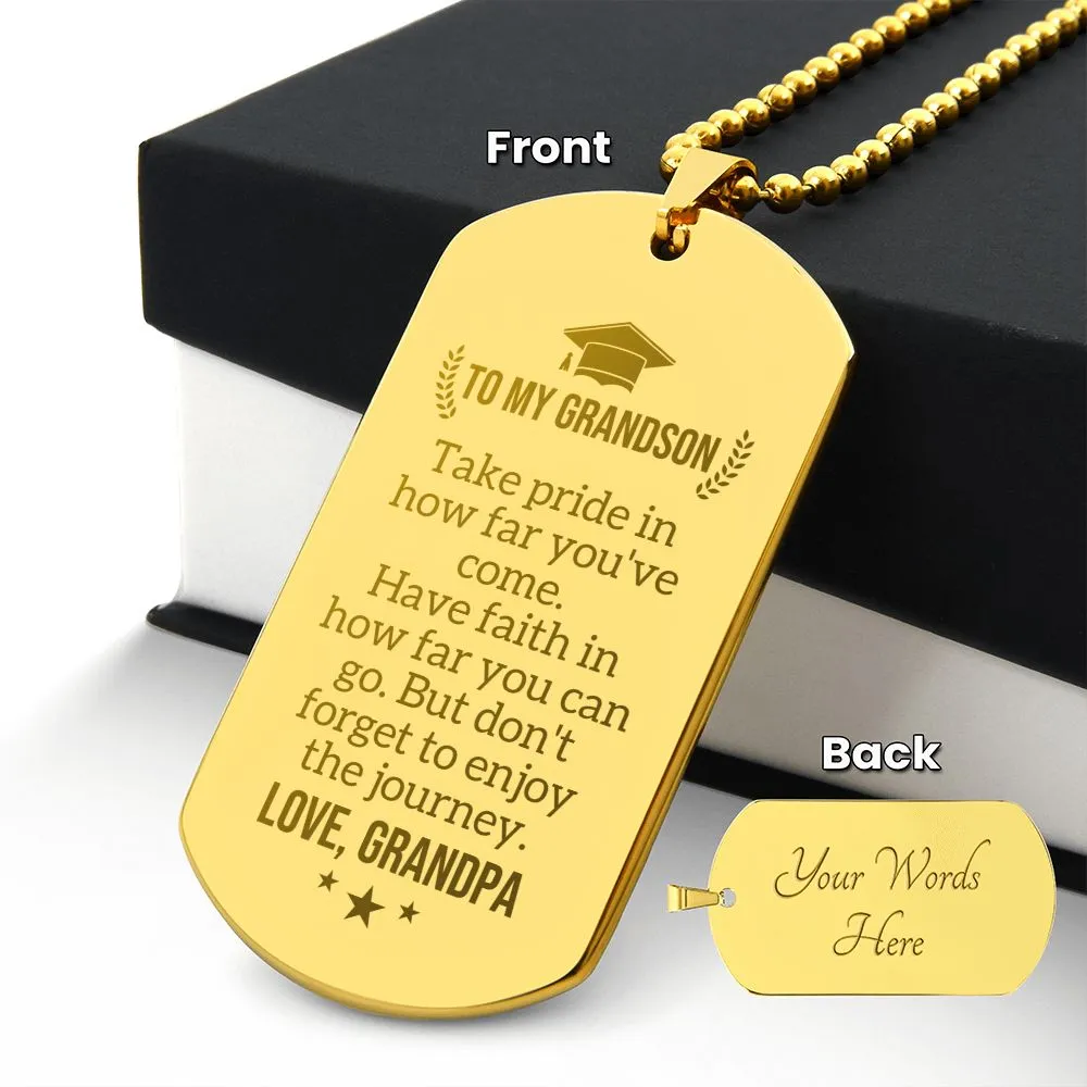 Grandson Graduation Gift from Grandpa