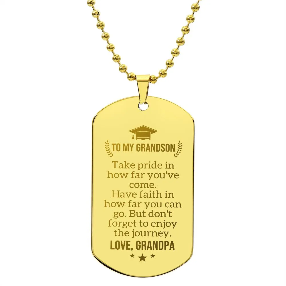 Grandson Graduation Gift from Grandpa