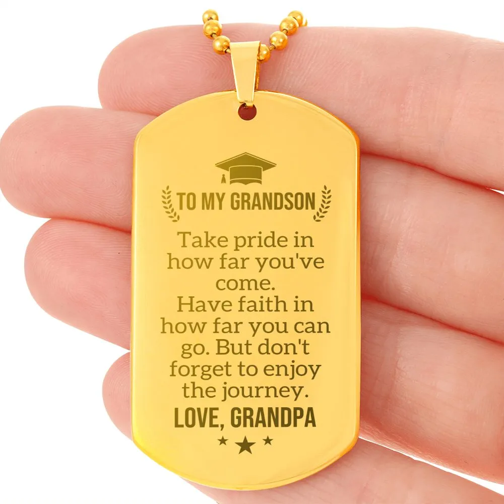 Grandson Graduation Gift from Grandpa