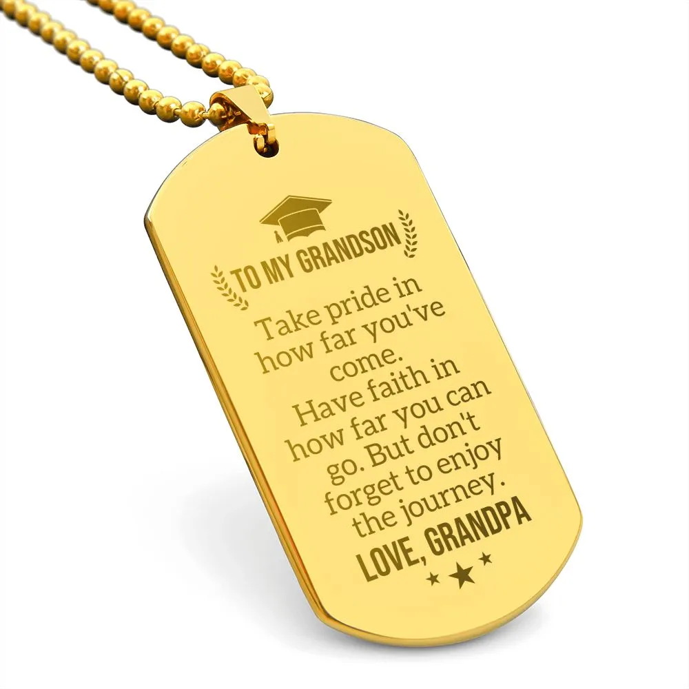 Grandson Graduation Gift from Grandpa