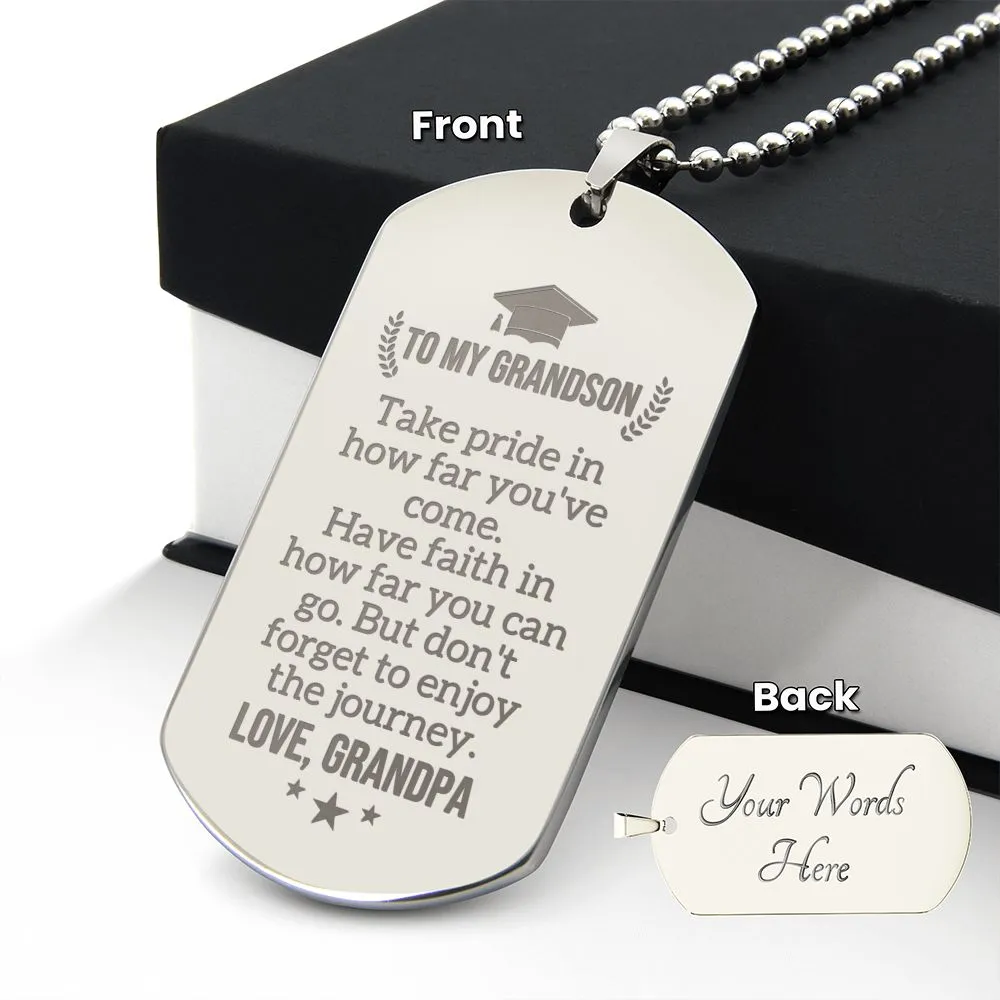 Grandson Graduation Gift from Grandpa