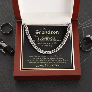 Grandson, I believe in you-From Grandma