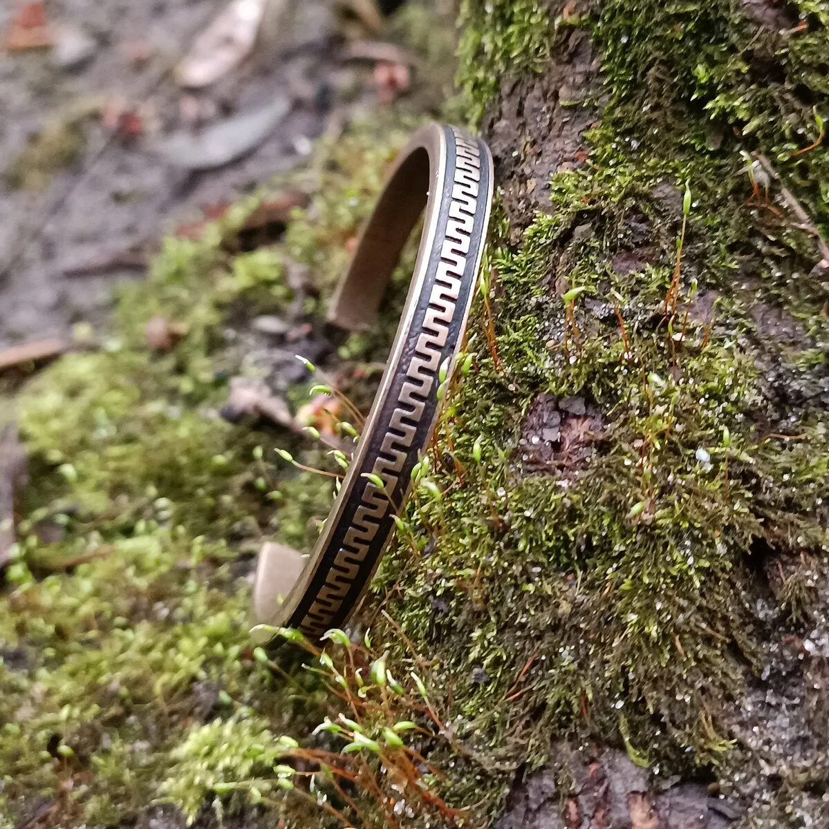 Greek cuff bracelet