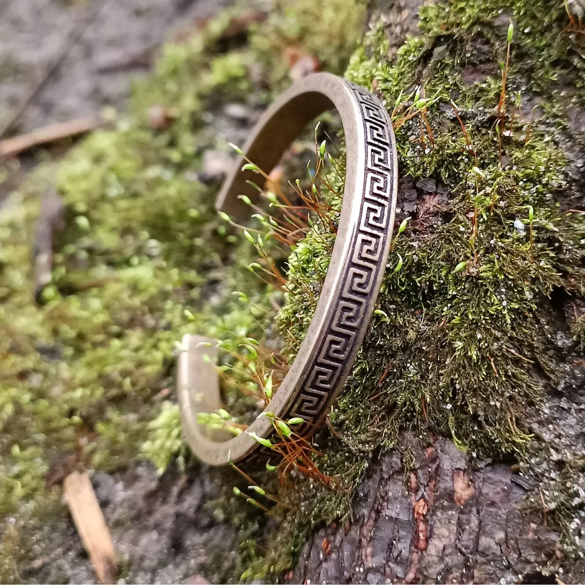 Greek cuff bracelet