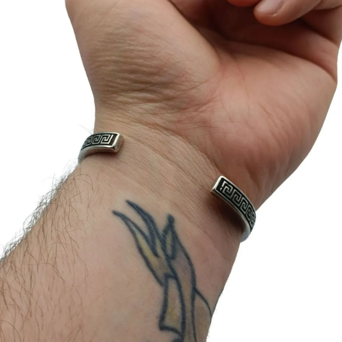 Greek cuff bracelet