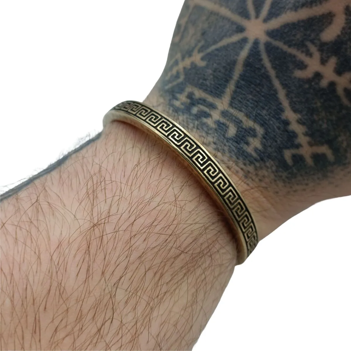 Greek cuff bracelet