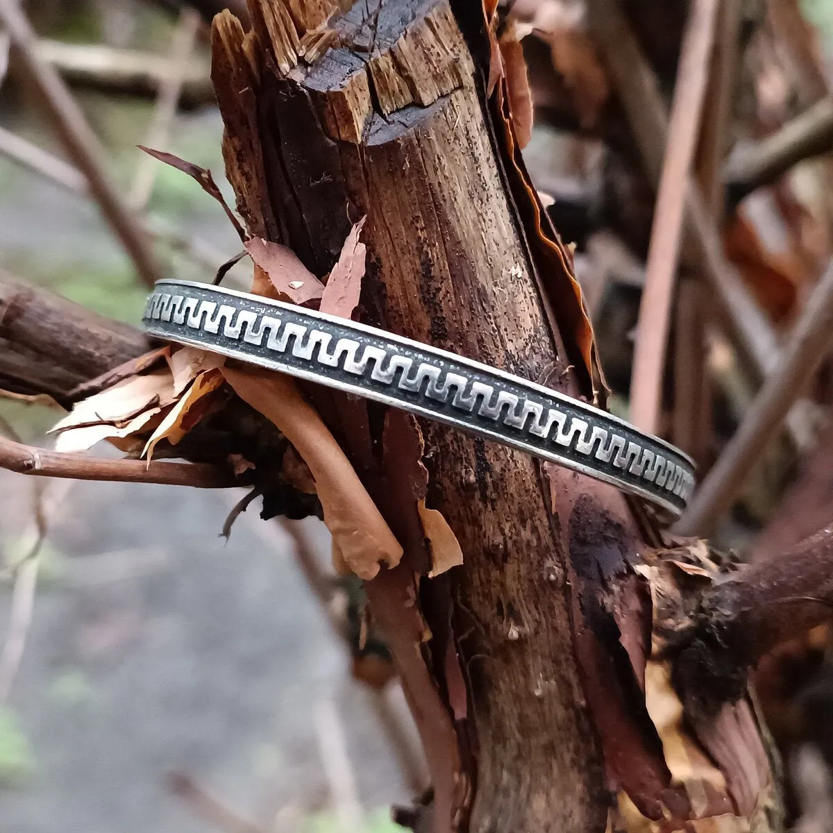 Greek cuff bracelet