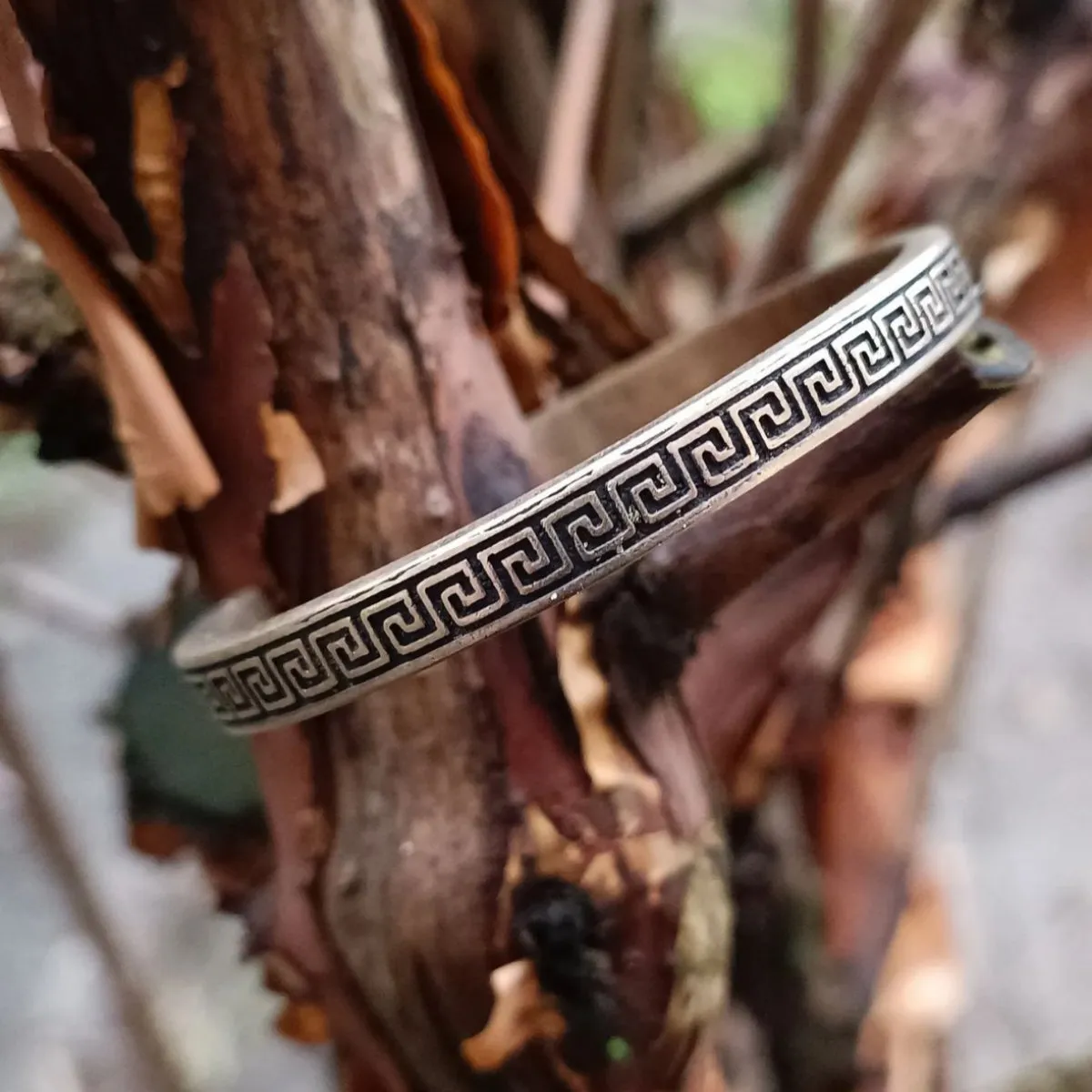 Greek cuff bracelet