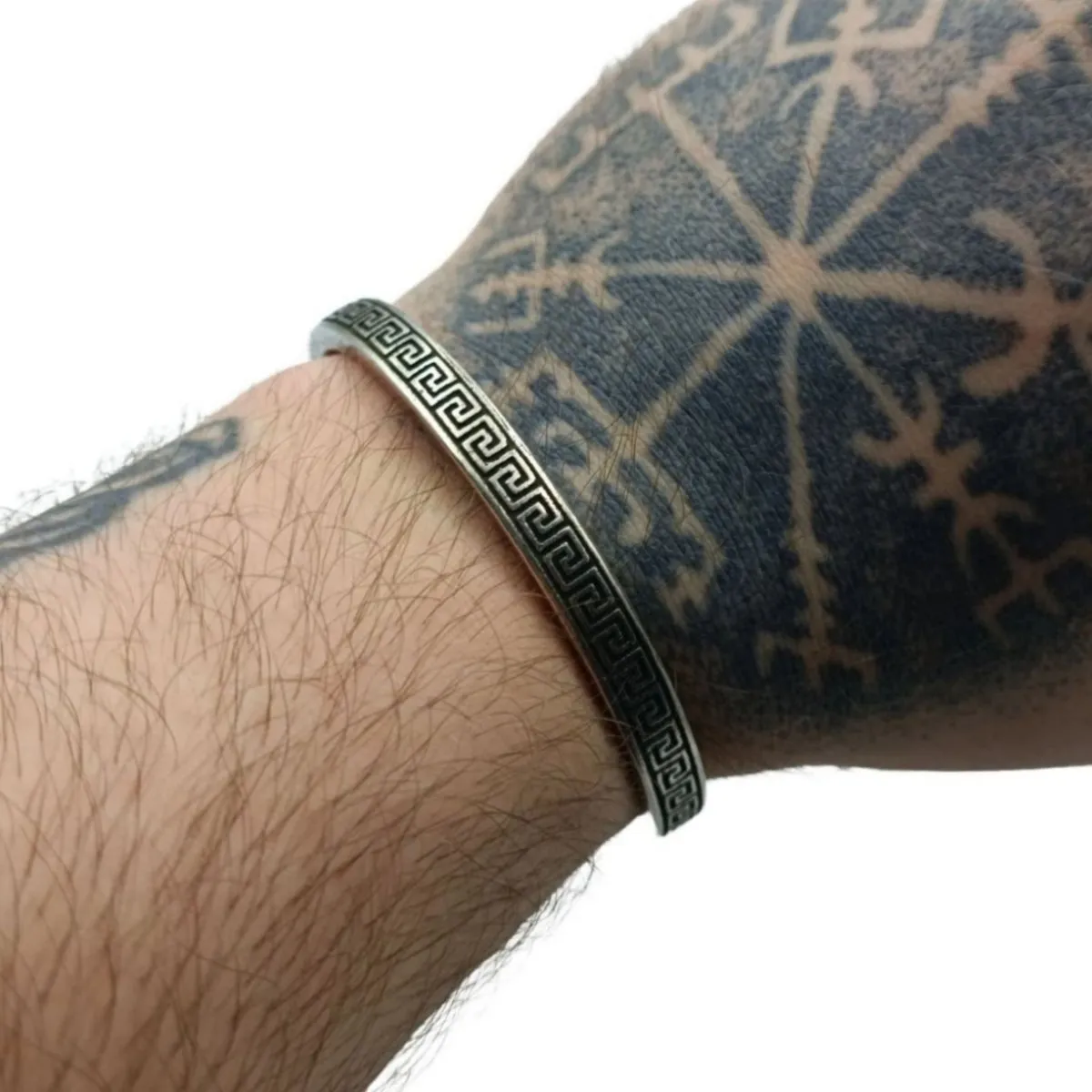 Greek cuff bracelet