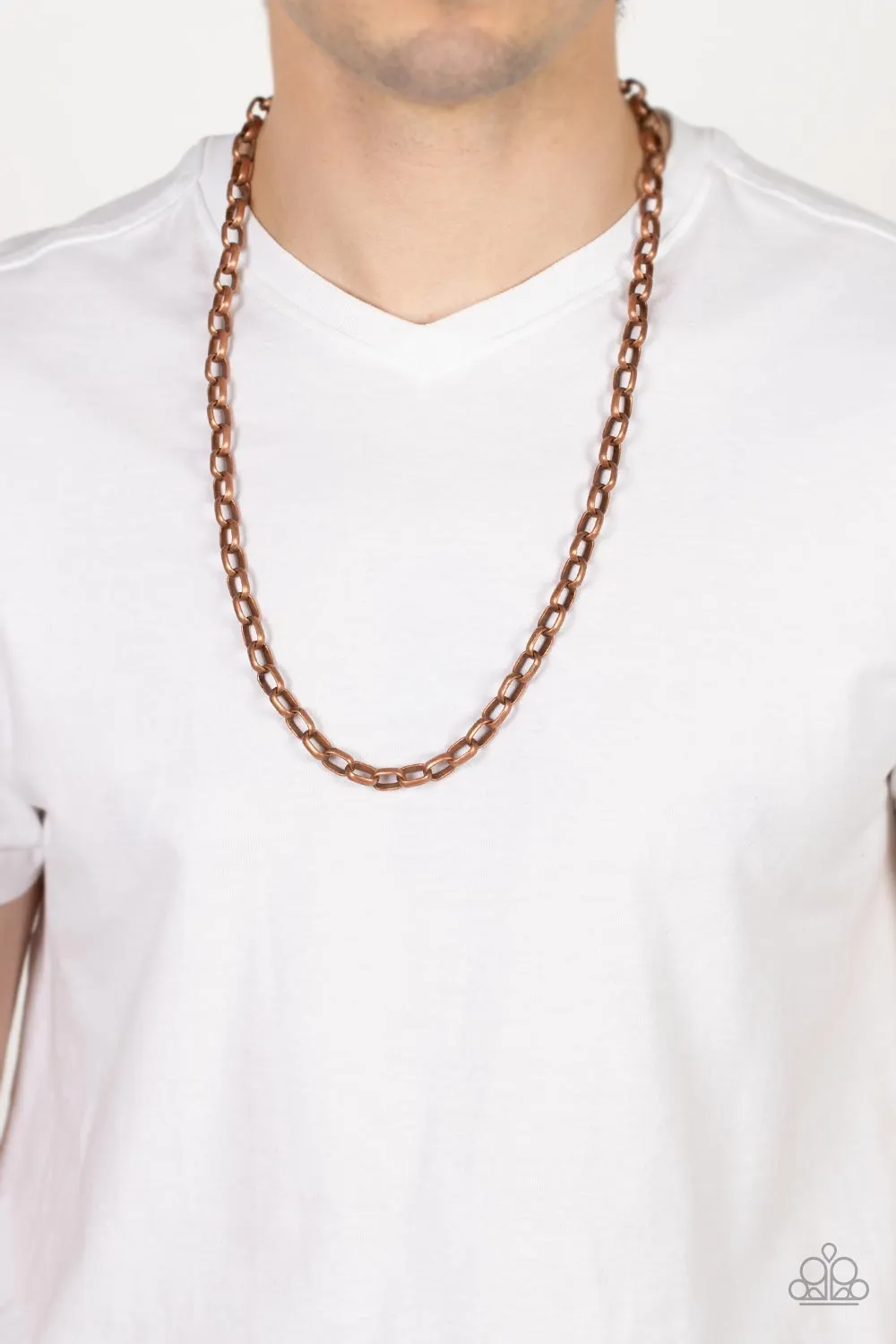Gridiron Rumble - Copper Necklace
