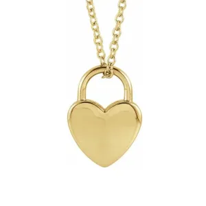 Heart Lock Necklace