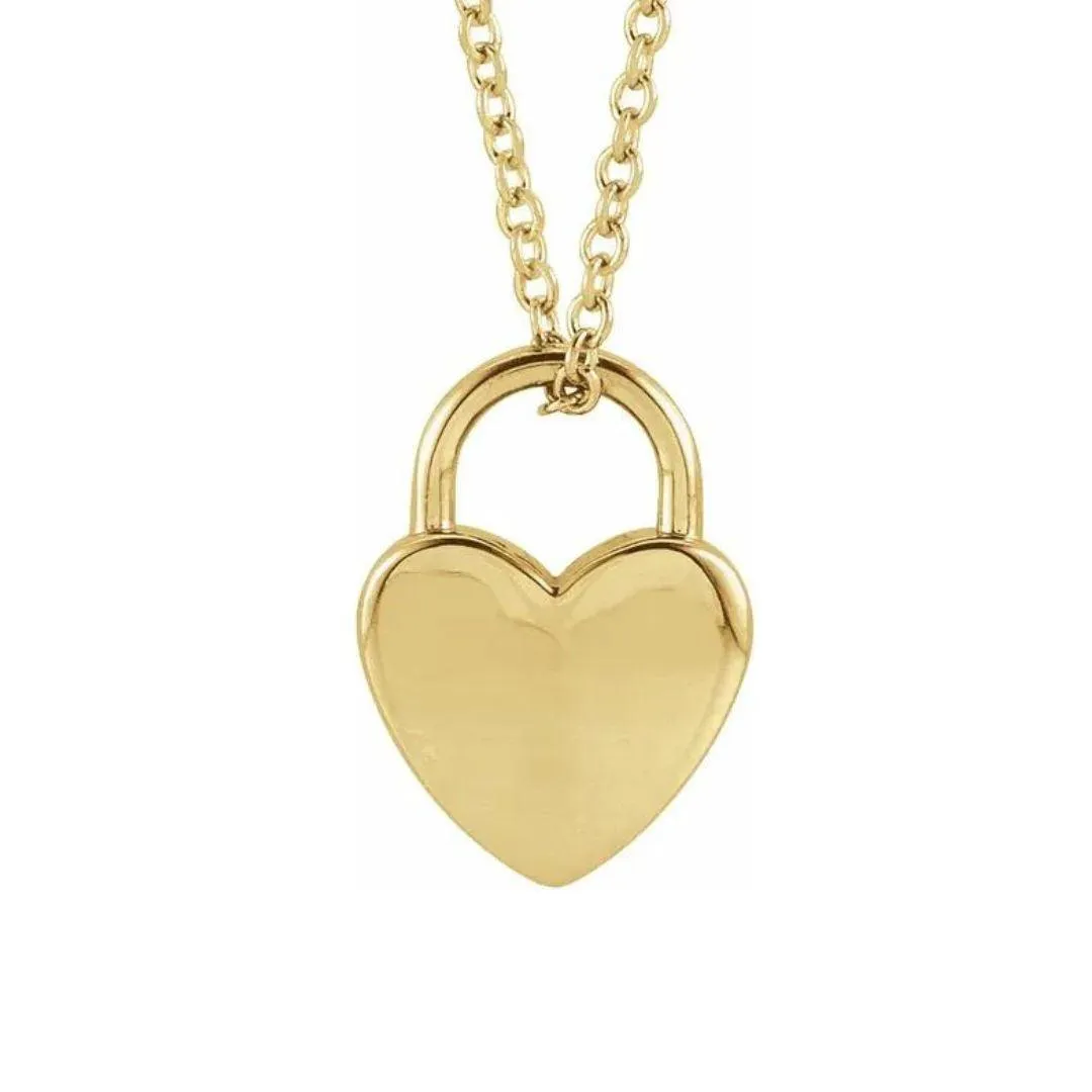 Heart Lock Necklace